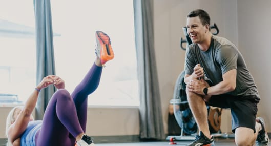 Group training at the gym